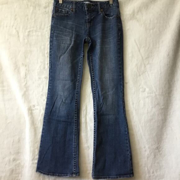 Aeropostale Blue Hailey Skinny Flare Jeans - Picture 2 of 14